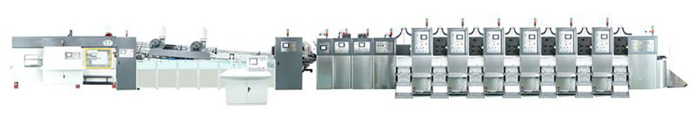 KL-型固定式自動(dòng)印刷開(kāi)槽模切折疊粘箱聯(lián)動(dòng)線(xiàn)